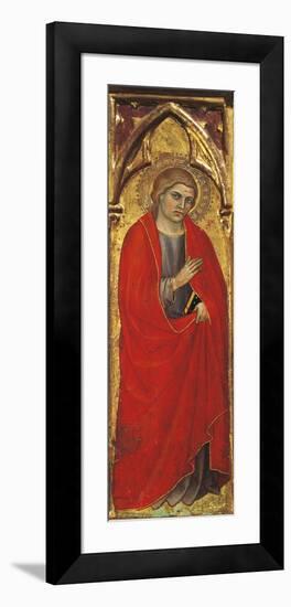 A Saint, Detail from the Assumption of the Virgin, Triptych, 1401, Taddeo Di Bartolo-null-Framed Giclee Print