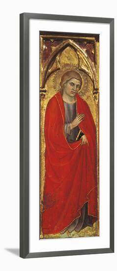 A Saint, Detail from the Assumption of the Virgin, Triptych, 1401, Taddeo Di Bartolo-null-Framed Giclee Print