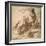 A Saint Reading in the Desert-Guercino (Giovanni Francesco Barbieri)-Framed Giclee Print