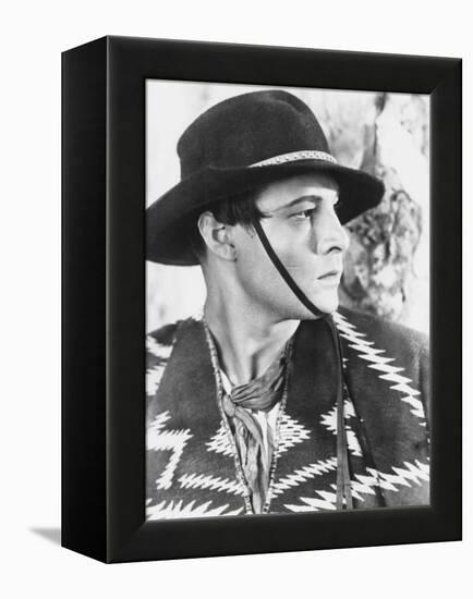 A Sainted Devil, Rudolph Valentino, 1924-null-Framed Stretched Canvas