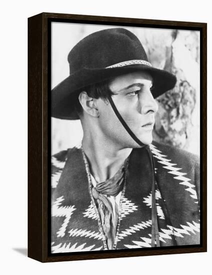 A Sainted Devil, Rudolph Valentino, 1924-null-Framed Stretched Canvas