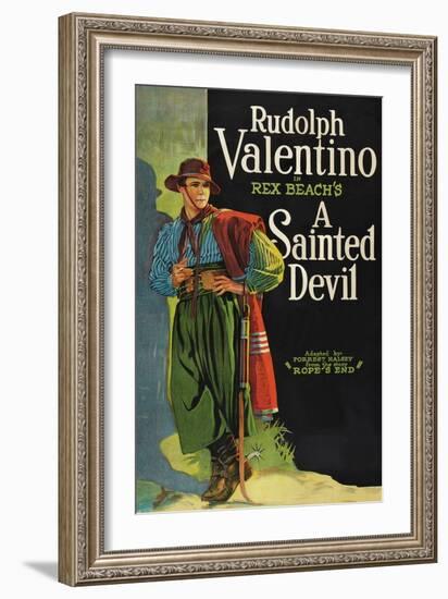 A Sainted Devil-null-Framed Art Print