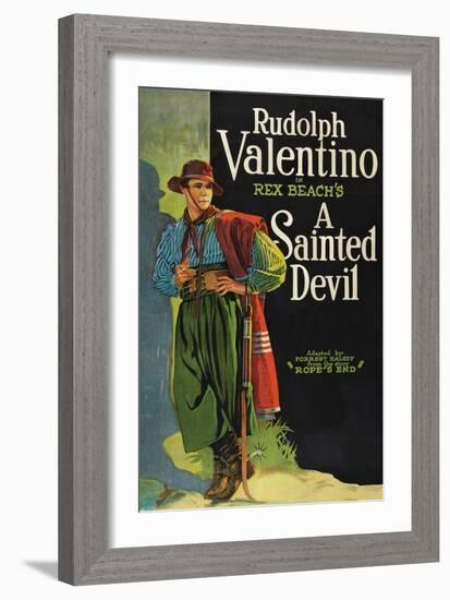 A Sainted Devil-null-Framed Art Print