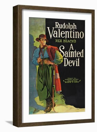 A Sainted Devil-null-Framed Art Print