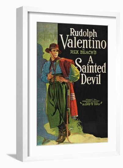 A Sainted Devil-null-Framed Art Print