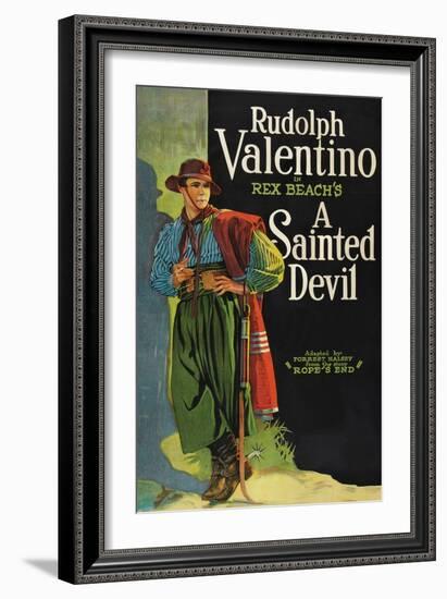 A Sainted Devil-null-Framed Art Print