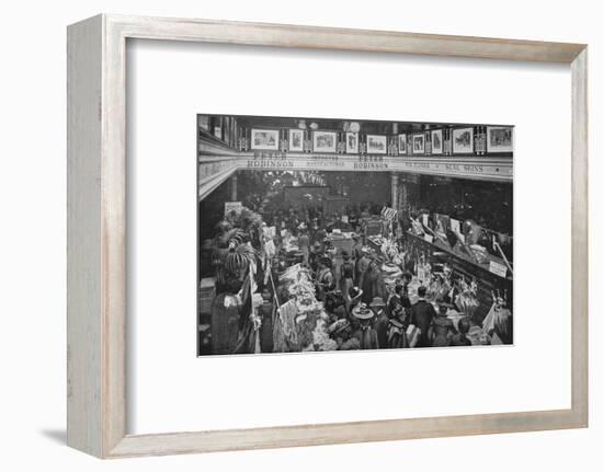 A sale day at Peter Robinson's department store, Oxford Street, London, c1903-Unknown-Framed Photographic Print