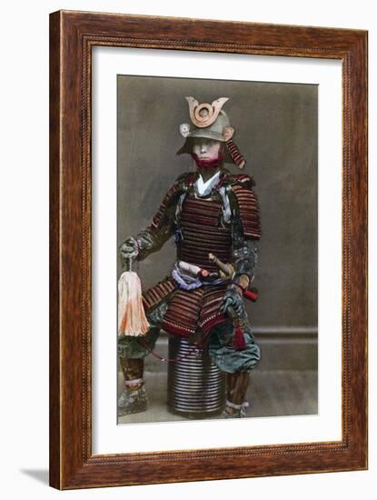 A Samurai in Armour, Japan, 1882-Felice Beato-Framed Giclee Print