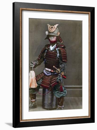 A Samurai in Armour, Japan, 1882-Felice Beato-Framed Giclee Print