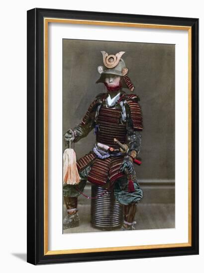 A Samurai in Armour, Japan, 1882-Felice Beato-Framed Giclee Print