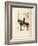 A Samurai Soldier Sitting on His Horse-null-Framed Giclee Print