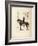 A Samurai Soldier Sitting on His Horse-null-Framed Giclee Print