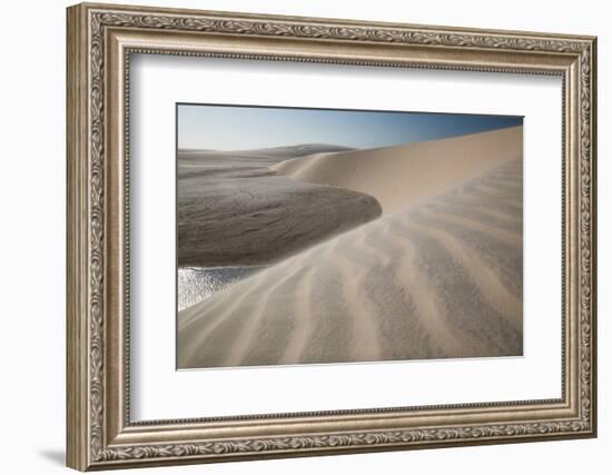 A Sand Dune Near Jericoacoara, Brazil-Alex Saberi-Framed Photographic Print