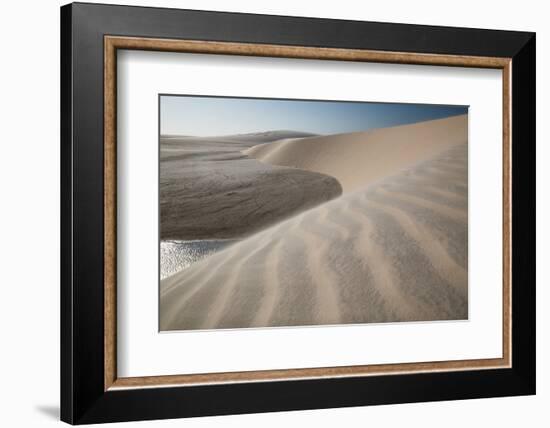 A Sand Dune Near Jericoacoara, Brazil-Alex Saberi-Framed Photographic Print