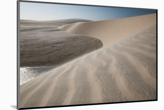 A Sand Dune Near Jericoacoara, Brazil-Alex Saberi-Mounted Photographic Print