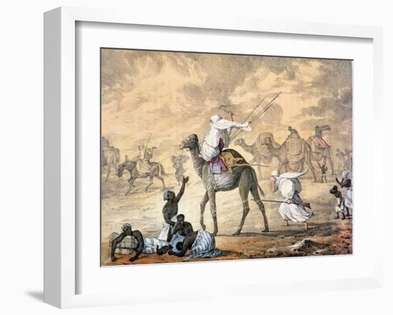 'A Sand Wind on the Desert', 1821-Denis Dighton-Framed Giclee Print