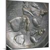A Sassanid silver dish showing King Shapur II, 4th century. Artist: Unknown-Unknown-Mounted Giclee Print