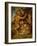 A Satyr Pressing Grapes with a Tiger and Leopard, C.1618-Peter Paul Rubens-Framed Giclee Print