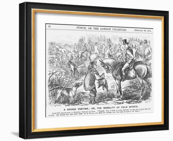 A Savage Pastime; Or, the Morality of Field Sports, 1870-Georgina Bowers-Framed Giclee Print