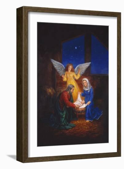 A Savior Is Born-Edgar Jerins-Framed Giclee Print