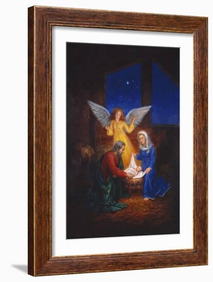 A Savior Is Born-Edgar Jerins-Framed Giclee Print