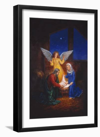 A Savior Is Born-Edgar Jerins-Framed Giclee Print