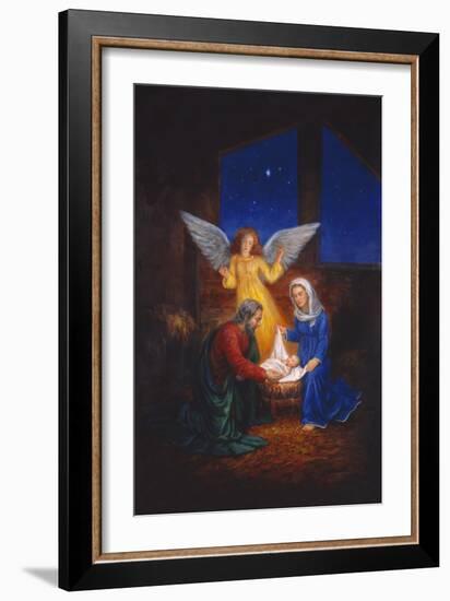 A Savior Is Born-Edgar Jerins-Framed Giclee Print