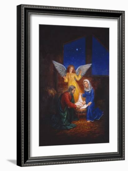 A Savior Is Born-Edgar Jerins-Framed Giclee Print