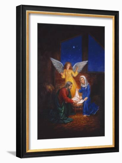 A Savior Is Born-Edgar Jerins-Framed Giclee Print