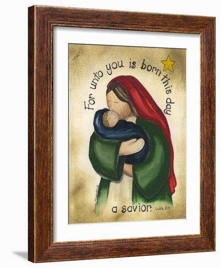 A Savior-Laurie Korsgaden-Framed Art Print