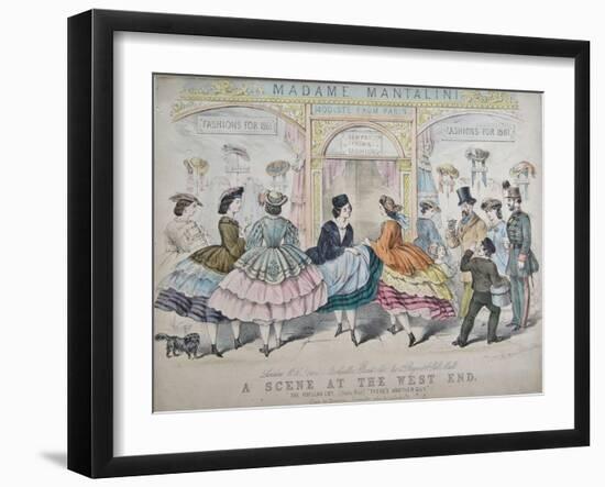 A Scene at the West End, C.1860-null-Framed Giclee Print