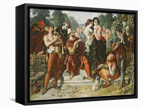 A Scene from 'As You Like It', 1854-Daniel Maclise-Framed Premier Image Canvas