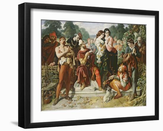 A Scene from 'As You Like It', 1854-Daniel Maclise-Framed Giclee Print