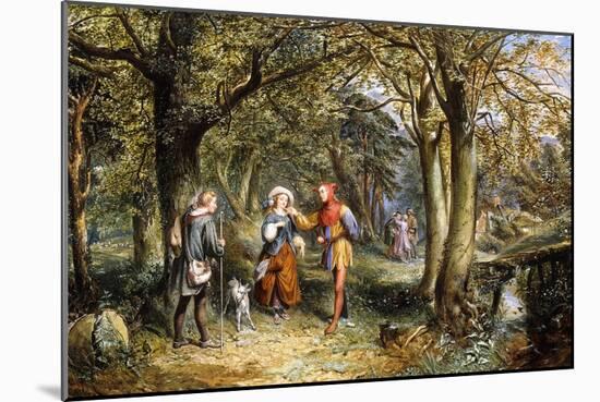 A Scene from 'As You Like It': Rosalind, Celia and Jacques in The Forest of Arden-John Edmund Buckley-Mounted Giclee Print