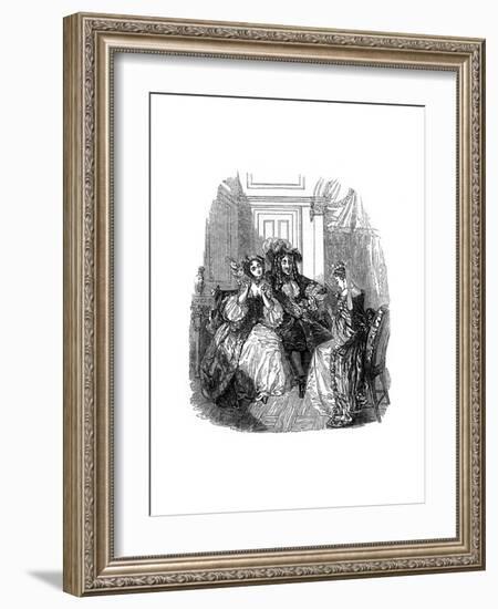 A Scene from Les Precieuses Ridicules by Moliere-Jackson-Framed Giclee Print