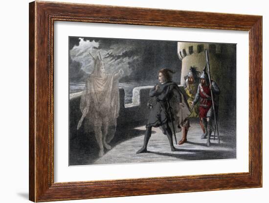 A Scene from Macbeth, C17th Century-Robert Dudley-Framed Giclee Print