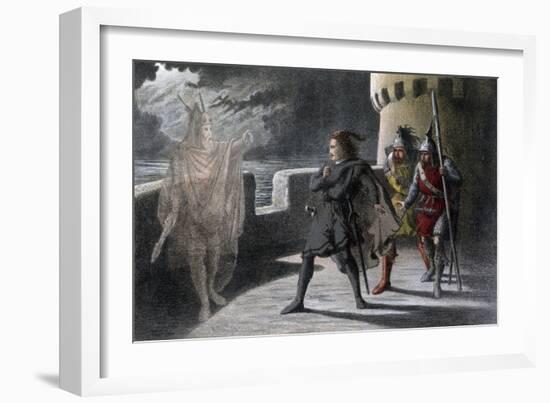 A Scene from Macbeth, C17th Century-Robert Dudley-Framed Giclee Print