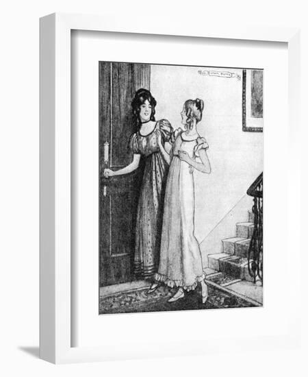 A Scene from Thackeray's Vanity Fair, 1923-null-Framed Giclee Print