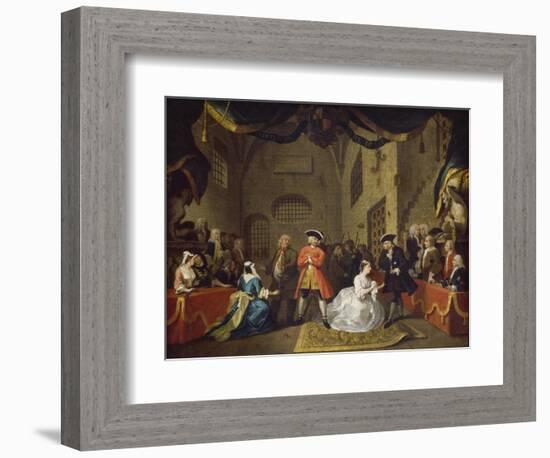 A Scene from The Beggar's Opera VI-William Hogarth-Framed Giclee Print