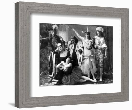 A Scene from the First Performance of Tchaikovsky's Ballet 'The Sleeping Beauty' at the Mariinsky…-null-Framed Photographic Print