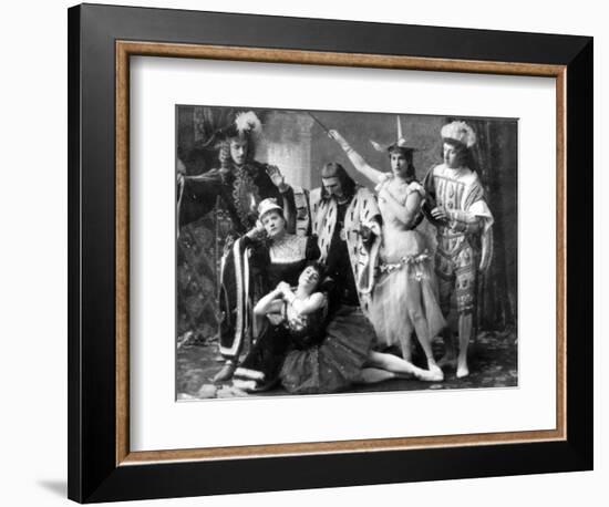 A Scene from the First Performance of Tchaikovsky's Ballet 'The Sleeping Beauty' at the Mariinsky…-null-Framed Photographic Print