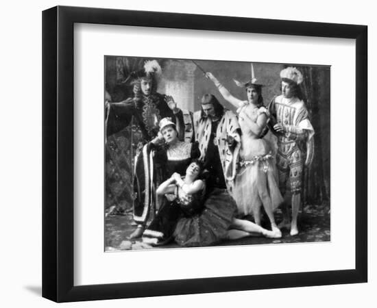 A Scene from the First Performance of Tchaikovsky's Ballet 'The Sleeping Beauty' at the Mariinsky…-null-Framed Photographic Print