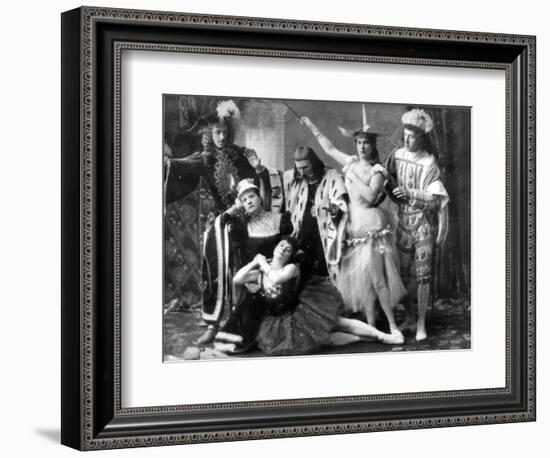 A Scene from the First Performance of Tchaikovsky's Ballet 'The Sleeping Beauty' at the Mariinsky…-null-Framed Photographic Print