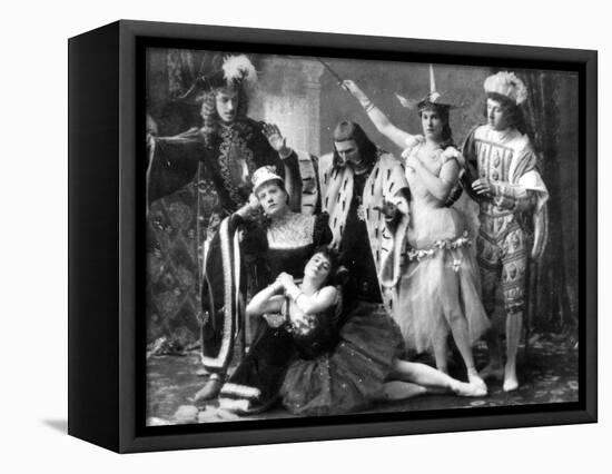 A Scene from the First Performance of Tchaikovsky's Ballet 'The Sleeping Beauty' at the Mariinsky…-null-Framed Premier Image Canvas