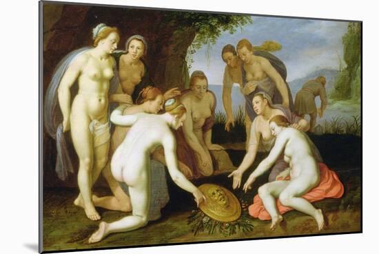 A Scene from the Legend of Perseus and Andromeda-Cornelis Cornelisz van Haarlem-Mounted Giclee Print