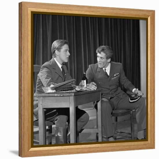 A Scene from the Terence Rattigan Play, Ross, Worksop College, Nottinghamshire, 1963-Michael Walters-Framed Premier Image Canvas