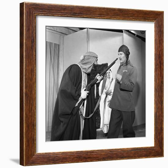 A Scene from the Terence Rattigan Play, Ross, Worksop College, Nottinghamshire, 1963-Michael Walters-Framed Photographic Print