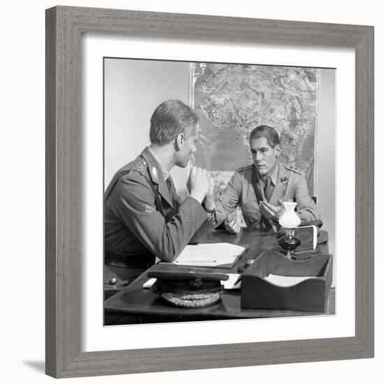 A Scene from the Terence Rattigan Play, Ross, Worksop College, Nottinghamshire, 1963-Michael Walters-Framed Photographic Print