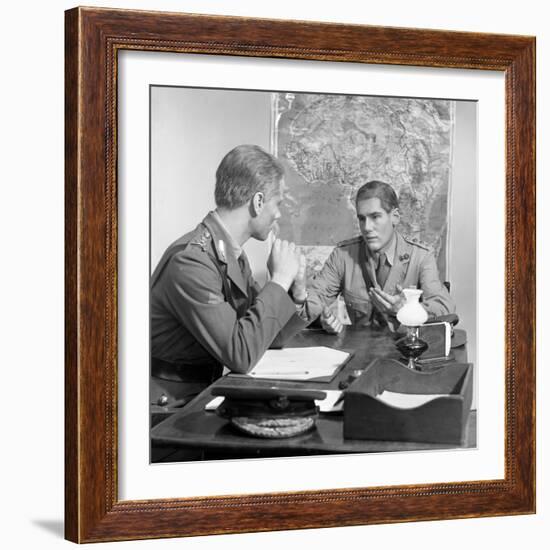 A Scene from the Terence Rattigan Play, Ross, Worksop College, Nottinghamshire, 1963-Michael Walters-Framed Photographic Print