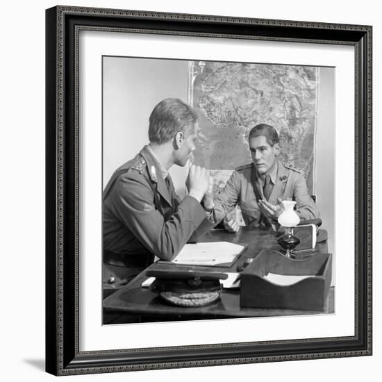 A Scene from the Terence Rattigan Play, Ross, Worksop College, Nottinghamshire, 1963-Michael Walters-Framed Photographic Print